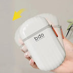 Portable Soap Holder with Lid | Travel Soap Dish Box with Drain Tray | Leakproof Plastic Soap Case for Bathroom, Shower, Gym & Outdoor Use