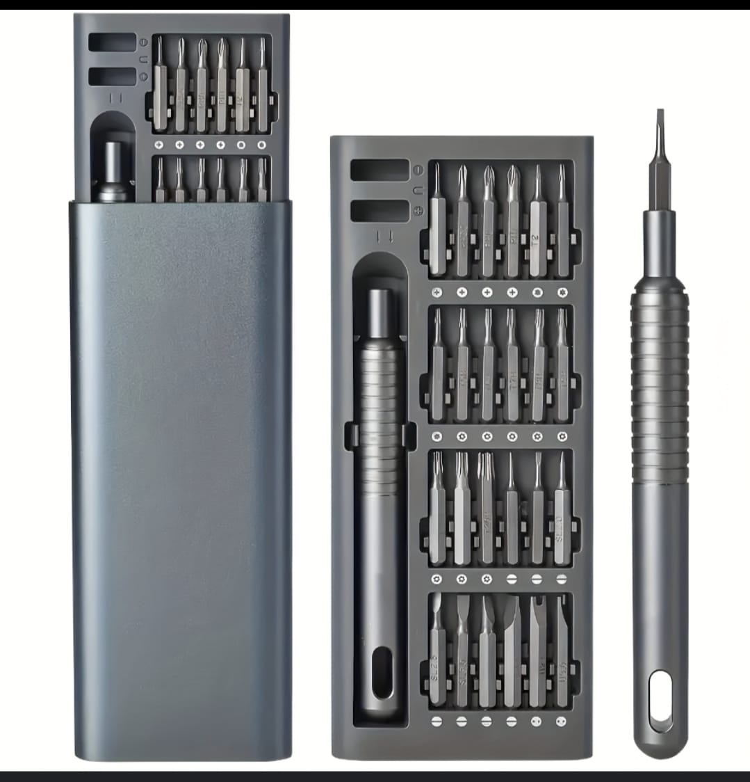 24-in-1 Precision Screwdriver Set | Magnetic Mini Screwdriver Bit Kit for Electronics, Mobile & Computer Repair | Multi-Functional Repair Tool Kit with Case