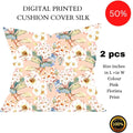 1 Pc Cotton Polyester Printed Cushion Cover Pack Of 2