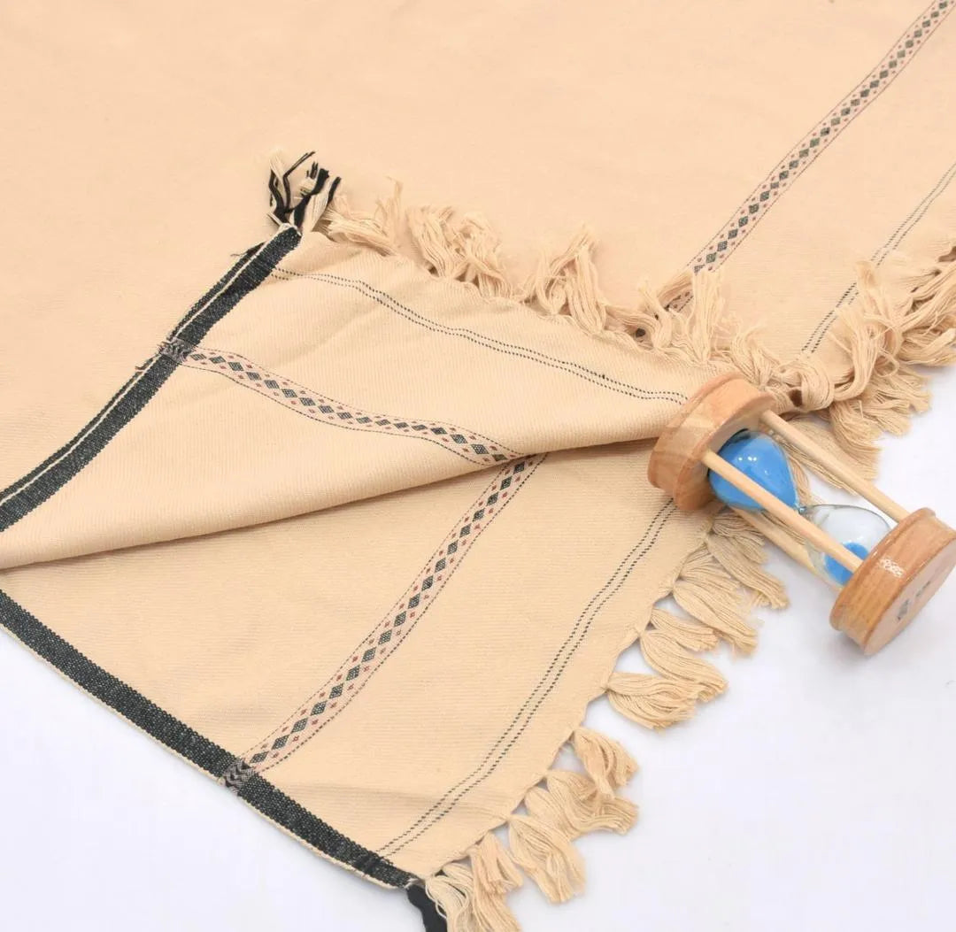 1 Pc Men's Wool Texture Shawl