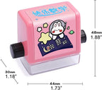 Math Roller Stamp for Students – Reusable Addition & Subtraction Teaching Stamp | Educational Number Practice Roller for Classroom & Home Learning