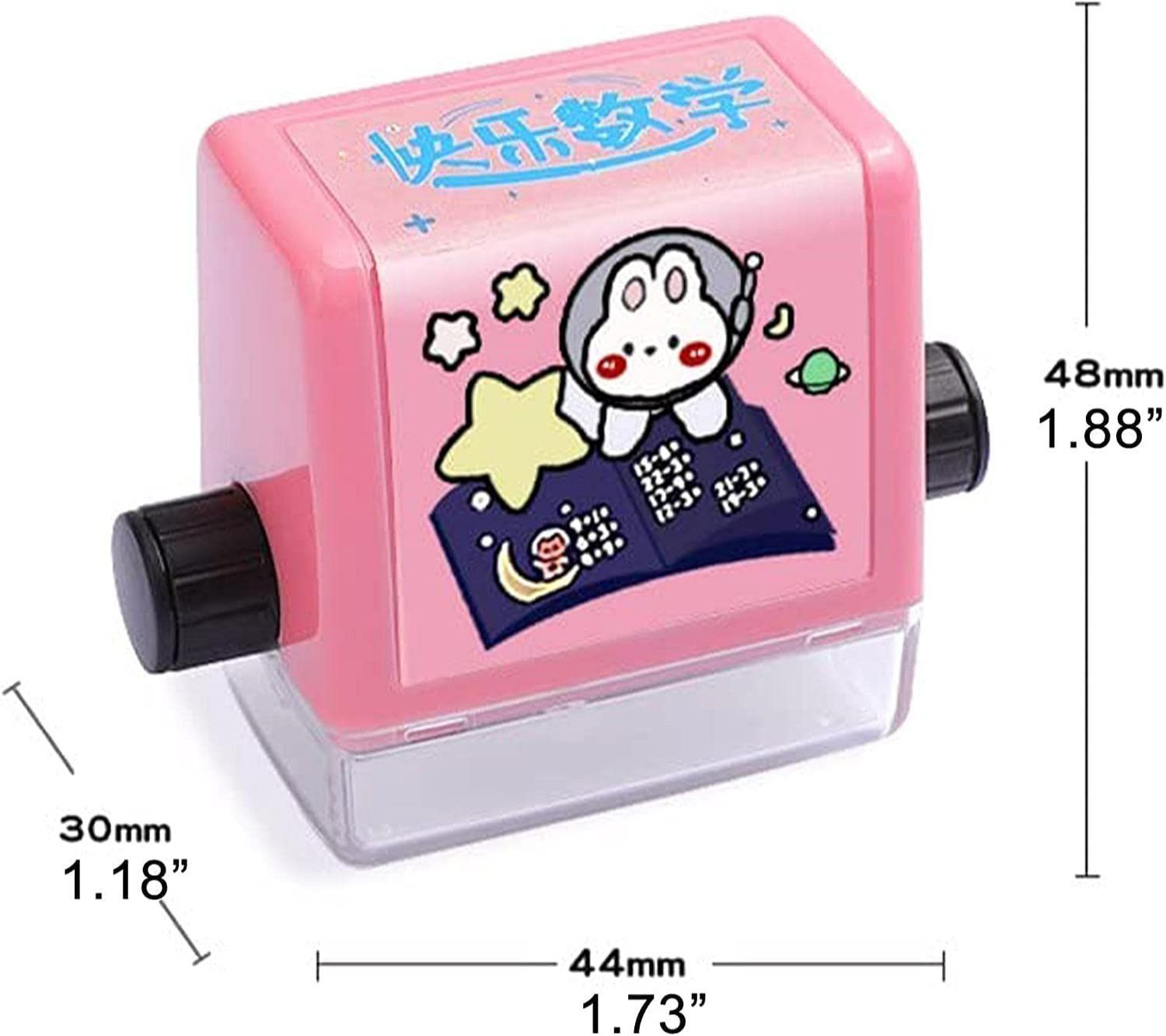 Math Roller Stamp for Students – Reusable Addition & Subtraction Teaching Stamp | Educational Number Practice Roller for Classroom & Home Learning
