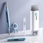 7-in-1 Computer Keyboard Cleaning Brush Kit | Earphone Cleaning Pen & Keycap Puller Tool | Portable Multi-Purpose Gadget Cleaner for Laptop, PC, Monitor & Mobile Accessories