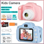Kids Digital Camera 1080P HD | Rechargeable Mini Photography Toy with Dual Lens & 2" Screen | Children Video & Selfie Camera Gift for Boys & Girls Ages 3–12