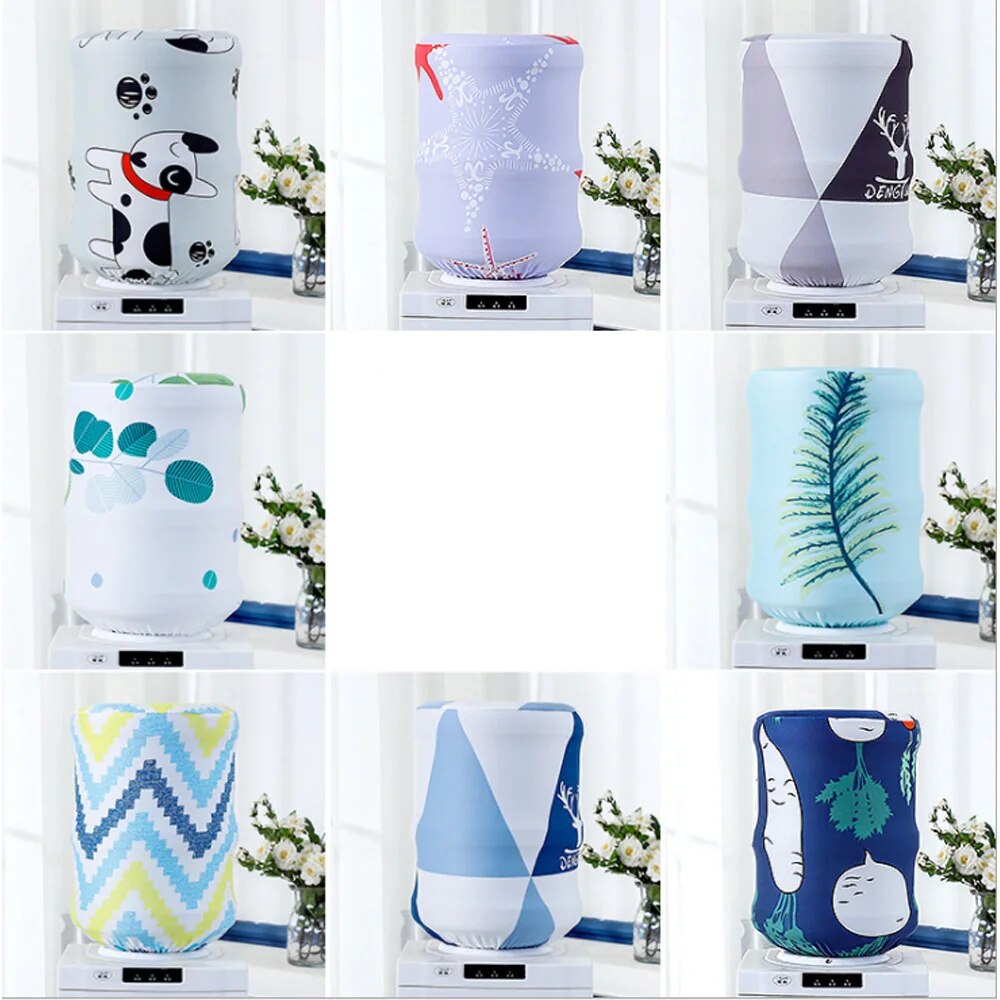 Water Dispenser Bottle Cover | Reusable Fabric Gallon Bottle Dustproof Protector Cloth | Decorative Printed Water Jug Cover for Home & Office | Random Colors and Designs