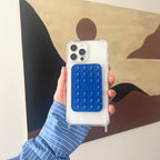 1 Pcs Silicone Suction Pad Phone Holder | Reusable Self-Adhesive Rubber Mount with 24 Suction Cups | Anti-Slip Sticky Pad for Mobile Phones, Mirrors, Car Dashboards & Walls