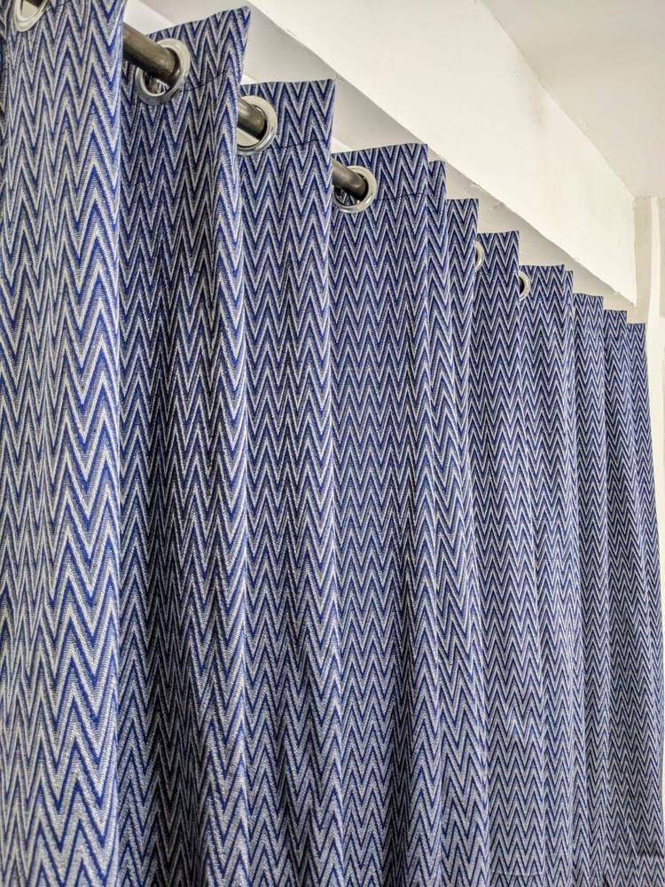 1 Pc Leather Printed Curtain