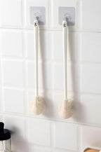 Silicone Bottle Cleaning Brush with Long Handle | Soft Bristle Flexible Brush for Cups, Jars & Bottles | Reusable Eco-Friendly Kitchen Cleaning Tool