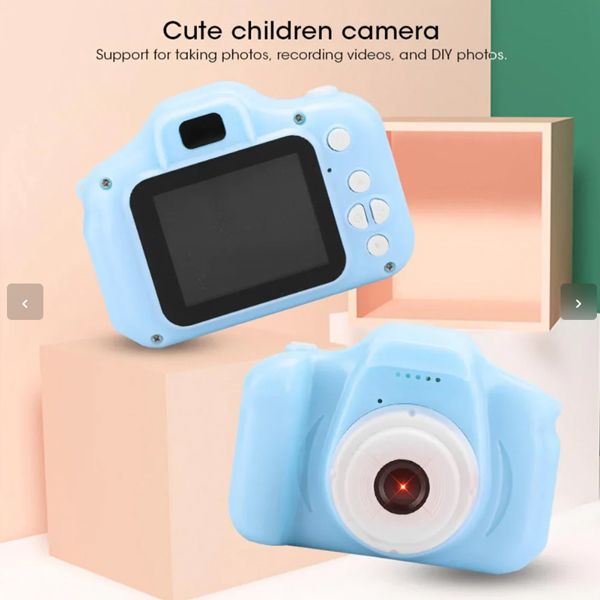 Kids Digital Camera 1080P HD | Rechargeable Mini Photography Toy with Dual Lens & 2" Screen | Children Video & Selfie Camera Gift for Boys & Girls Ages 3–12