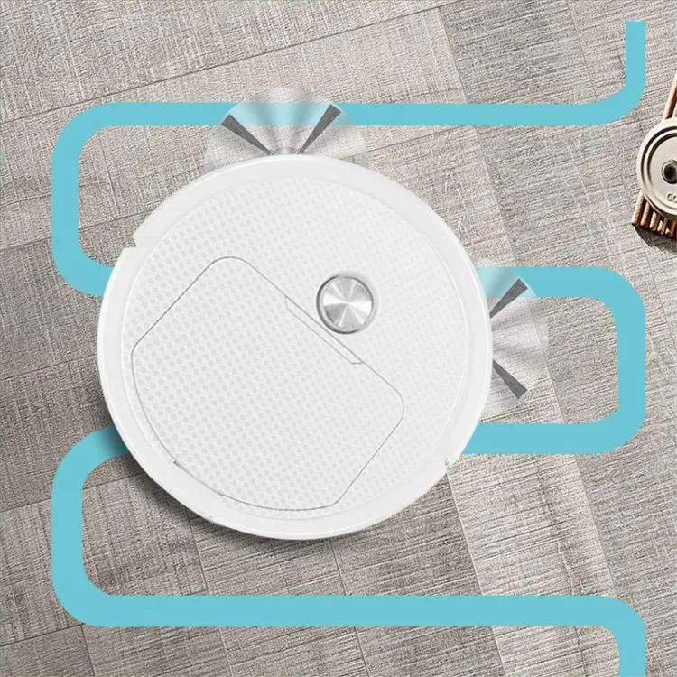 Smart Sweeping Robot | Mini Automatic Vacuum Cleaner | Wireless Floor Cleaning Robot with Suction, Sweeping & Mopping Functions – USB Rechargeable Home Cleaning Machine