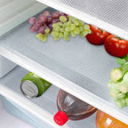 1 Pack Refrigerator Shelf Mat | Non-Slip Waterproof Fridge Liner Sheet | Washable Anti-Slip Refrigerator Protector Mat for Drawers, Cabinets & Food Storage
