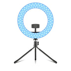 26cm Dimmable LED Ring Light with Mobile Holder | RGB Selfie Ring Light for Makeup, Live Streaming, YouTube & Photography (No Stand Included)