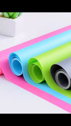 1 Pack Refrigerator Shelf Mat | Non-Slip Waterproof Fridge Liner Sheet | Washable Anti-Slip Refrigerator Protector Mat for Drawers, Cabinets & Food Storage