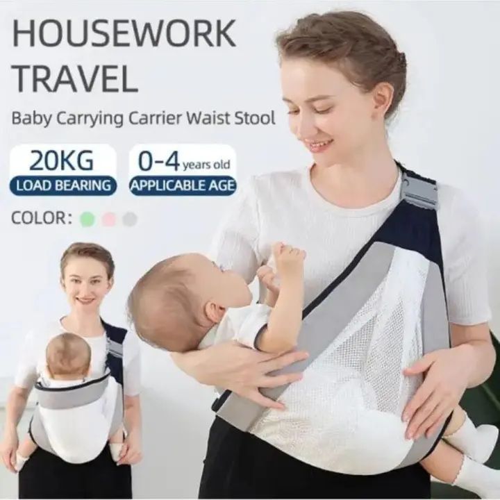 Baby Sling Carrier Newborn to Toddler | Lightweight Adjustable Baby Carrier Sling | Soft Front Baby Wrap Carrier