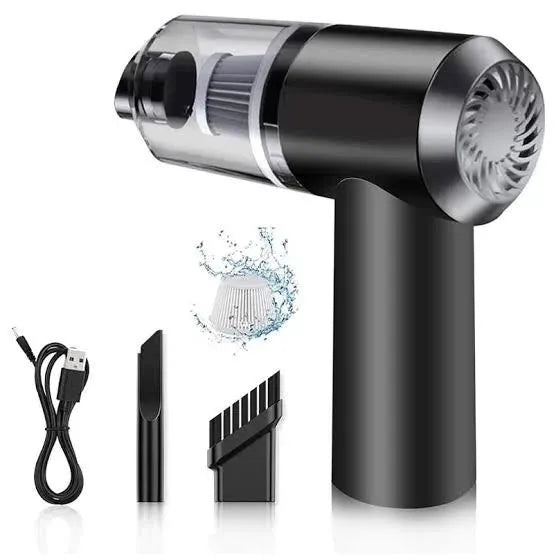 Powerful 2 in 1 Portable Vacuum Cleaner for Car With Wire | Car Charger or Cigarette Socket for Power | removable and washable filter | Lightweight Operates Quietly