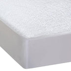 Waterproof Mattress Protector King Size (6 x 6.5 Feet) | Fitted Bed Sheet Style Mattress Cover | Soft Cotton Waterproof Bed Cover for Double Bed | Washable Mattress Protector Against Spills & Dust