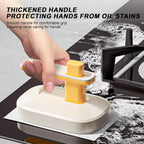 Magic Cleaning Brush with 50 Disposable Wipes | Multipurpose Cleaning Rag with Handle | Kitchen & Window Cleaning Tool for Home Use | Easy Wipe Household Cleaner