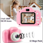 Kids Digital Camera 1080P HD | Rechargeable Mini Photography Toy with Dual Lens & 2" Screen | Children Video & Selfie Camera Gift for Boys & Girls Ages 3–12