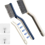2-in-1 Floor Seam Cleaning Brush with Clip | Multi-Purpose V-Shape Grout Brush | Narrow Gap Cleaning Tool for Kitchen & Bathroom