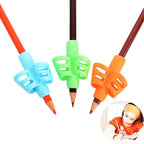 Pencil Grip for Kids Handwriting (1 Piece) | Ergonomic Silicone Pencil Grip | Finger Guide Writing Aid Grip for Learning to Write