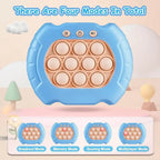 Quick Push Pop It Electronic Game | Light Up Bubble Pop Fidget Toy | Handheld Reaction & Speed Push Game for Kids & Adults