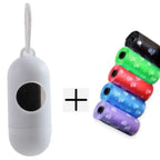 Portable Diaper Bag Dispenser with 2 Rolls – Baby Waste Bag Holder for Travel, Strollers & Diaper Changing | Disposable Bag Dispenser with Rope/Hooks (1 Dispenser + 2 Rolls)