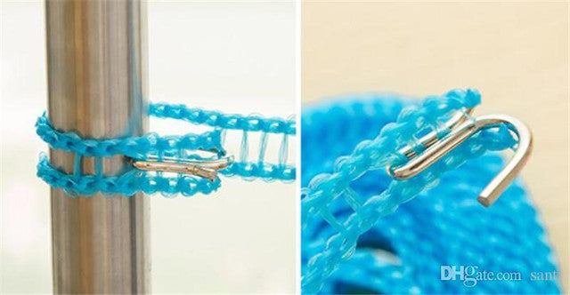 5 Meter Windproof Non-Slip Clothesline Rope | Portable Laundry Drying Line for Indoor & Outdoor Use | Foldable Clothes Drying Cord for Travel, Home & Camping