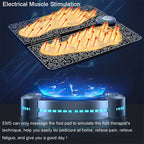EMS Foot Massager Mat – Electric Foot Stimulation Pad with Multiple Modes | Rechargeable, Portable Foot Relaxation Mat for Home & Office Use