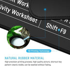 Keyboard Shortcut Mouse Pad | Office Excel Word PPT Cheat Sheet Mat | Large Anti-Slip Desk Pad with Quick Shortcut Keys for Computer & Laptop Use (30×11.8 inch)