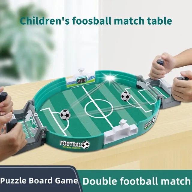 Mini Tabletop Football Game – Two Player Finger Soccer Board Game | Interactive Family Sports Toy for Kids & Indoor Play