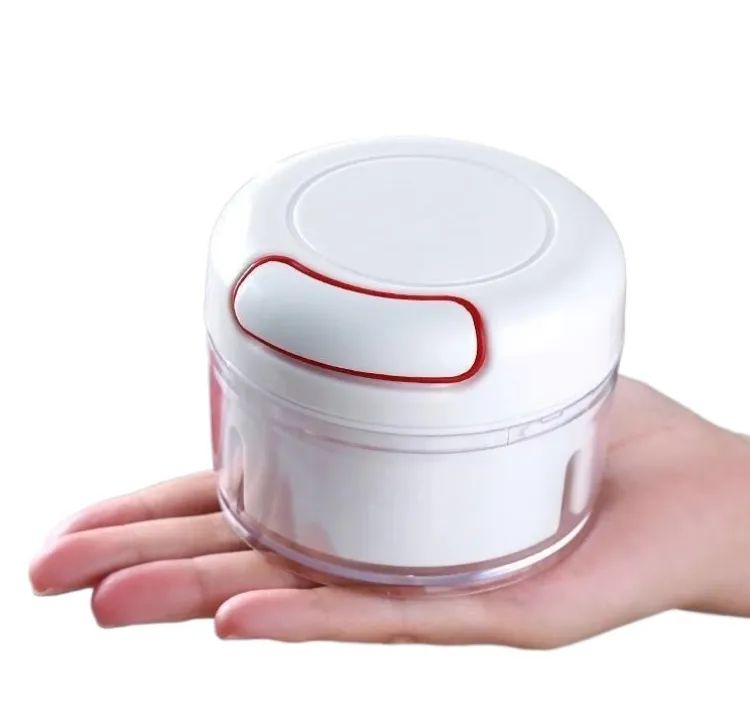 Mini Garlic Chopper | Manual Hand Pull Food Processor for Vegetables, Onion & Meat | Compact Kitchen Chopper & Multi-Purpose Mini Food Cutter