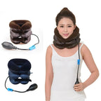 Inflatable Cervical Neck Traction Device – Adjustable Air Neck Support Collar | Portable Neck Stretcher & Relaxation Pillow for Home, Office & Travel