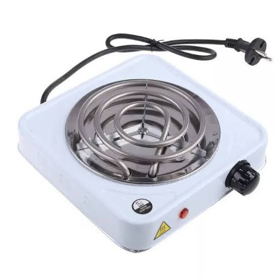 Electric Stove for Cooking | 1000W Single Hot Plate with Adjustable Heat Control | Portable Countertop Cooking Burner with Stainless Steel Heating Coil | Easy to Clean & Travel Friendly