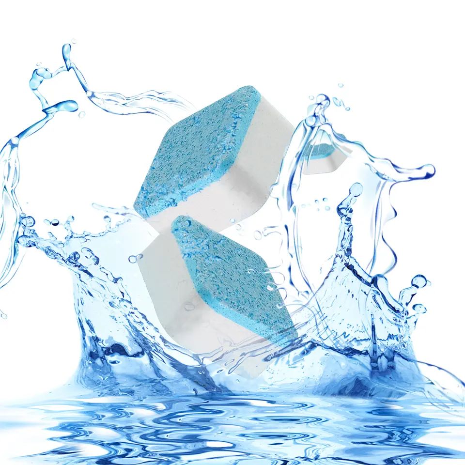 12 Pcs Washing Machine Cleaner Tablets | Deep Cleaning Laundry Tub & Drum Tablets | For Front Load & Top Load Washers | Effervescent Detergent Residue Remover & Bacteria Eliminator