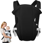 2 in 1 Baby Carrier Bag for Infants | Adjustable Ergonomic Baby Carrier with Hip Seat | Hands Free Front Baby Carrier for Newborns & Toddlers
