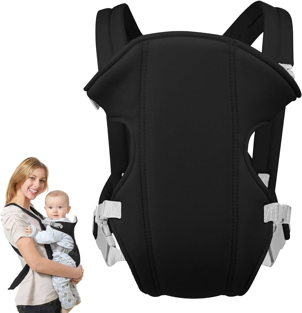 2 in 1 Baby Carrier Bag for Infants | Adjustable Ergonomic Baby Carrier with Hip Seat | Hands Free Front Baby Carrier for Newborns & Toddlers