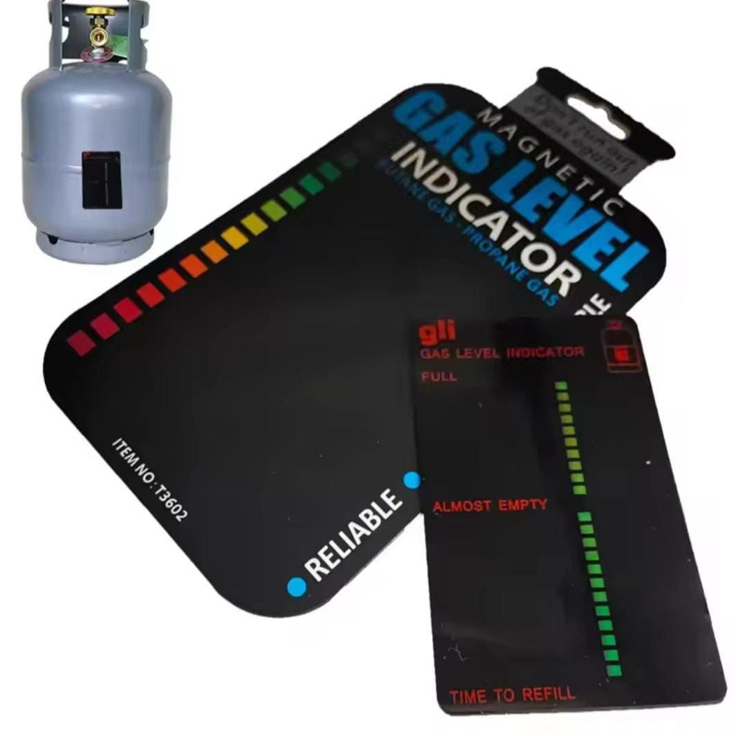 Magnetic Gas Level Indicator | LPG & Propane Gas Cylinder Level Gauge | Fuel Gas Tank Indicator Strip for Household Use
