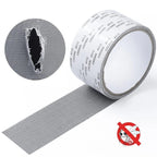 Self-Adhesive Window Screen Repair Tape | 2M Mesh Roll Tape for Mosquito Net & Fly Screen Repair | Waterproof Anti-Insect Patch for Doors & Windows | Easy DIY Screen Repair Kit