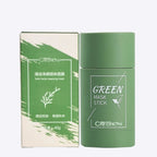 Green Tea Mask Stick 40g | Deep Cleansing Clay Mask Stick for Pores & Oil Control | Purifying Green Tea Face Mask Stick for Daily Skincare