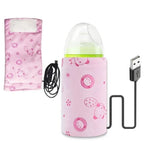 Portable USB Baby Bottle Warmer | USB Milk Warmer Sleeve & Bottle Heating Bag | Travel Baby Bottle Warmer for Home & Outdoor Use