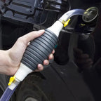 Manual Fuel Transfer Pump Kit | Portable Hand Siphon Pump for Oil, Petrol, Diesel & Water | High-Flow Rubber Bulb Liquid Transfer Hose Pump | Multi-Functional Fluid Extractor Tool