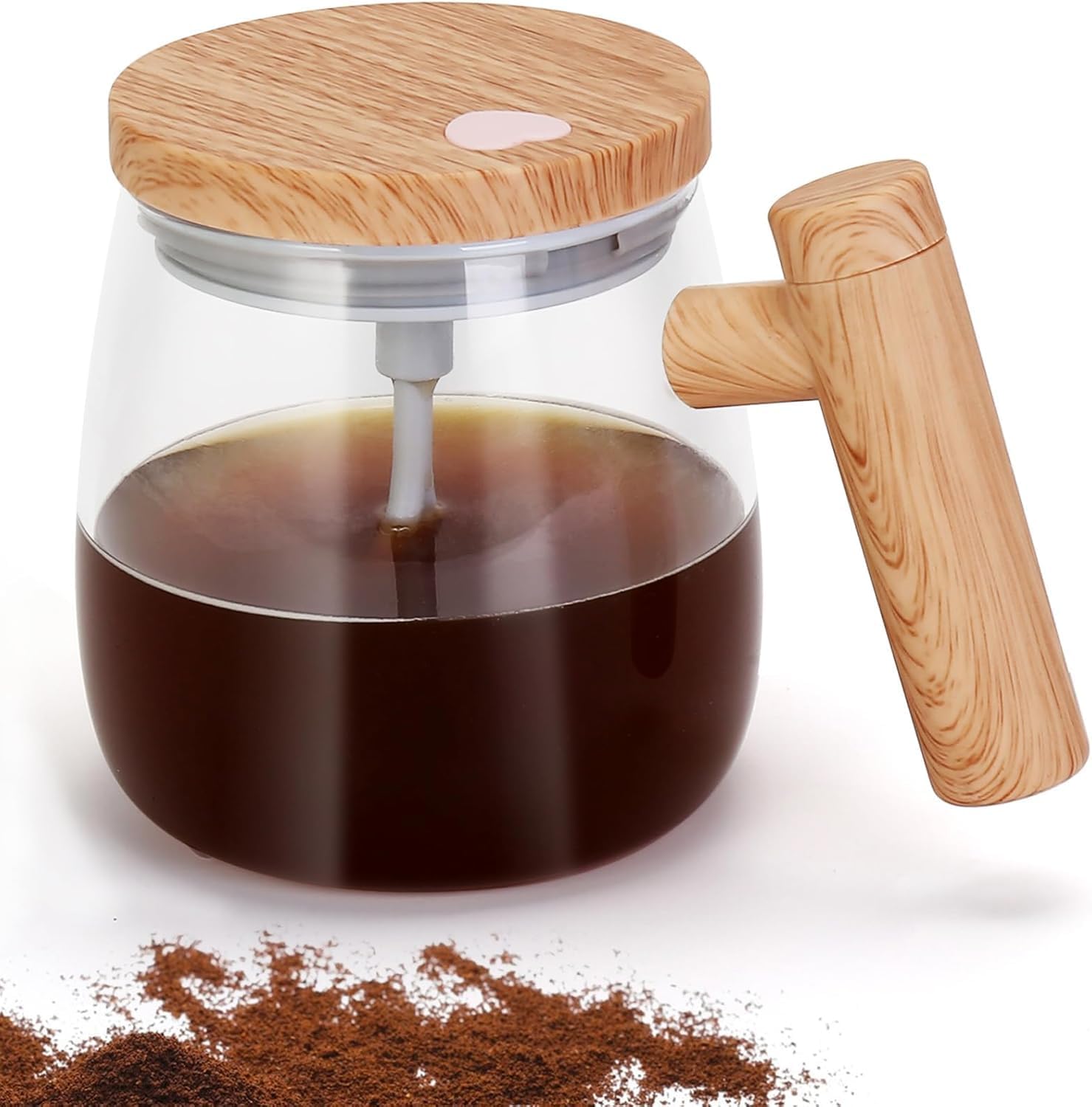 Self Stirring Coffee Mug – 400ml Electric Automatic Mixing Cup with Rotating Base | Battery-Powered Stirring Mug for Coffee, Tea, Milk & Protein Drinks