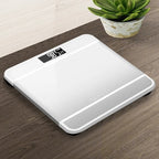 180kg Digital Body Weight Scale – Smart Electronic Glass Bathroom Scale with LED Display | Accurate Slim Household Floor Scale for Home Fitness