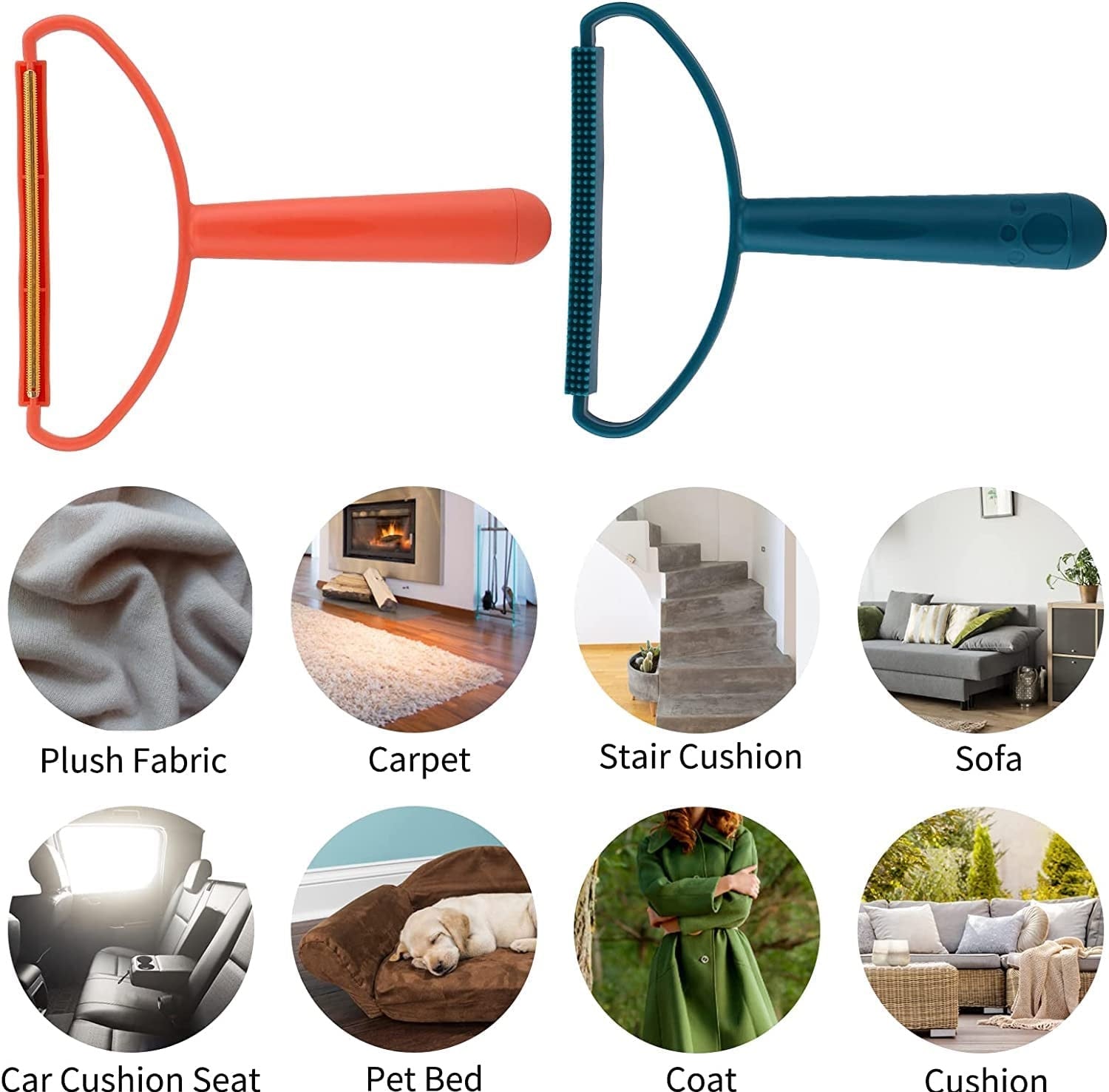 Portable Manual Lint Remover | Reusable Fabric Lint Cleaner Brush for Clothes, Sweaters, Wool & Coats | Pet Hair, Dust & Fuzz Remover Tool for Carpet, Sofa & Clothing Maintenance