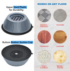 Pack of 4 Anti-Vibration Washing Machine Foot Pads | Non-Slip Shock Absorber Mats for Washer, Dryer & Home Appliances | Noise Reduction Rubber Floor Protectors