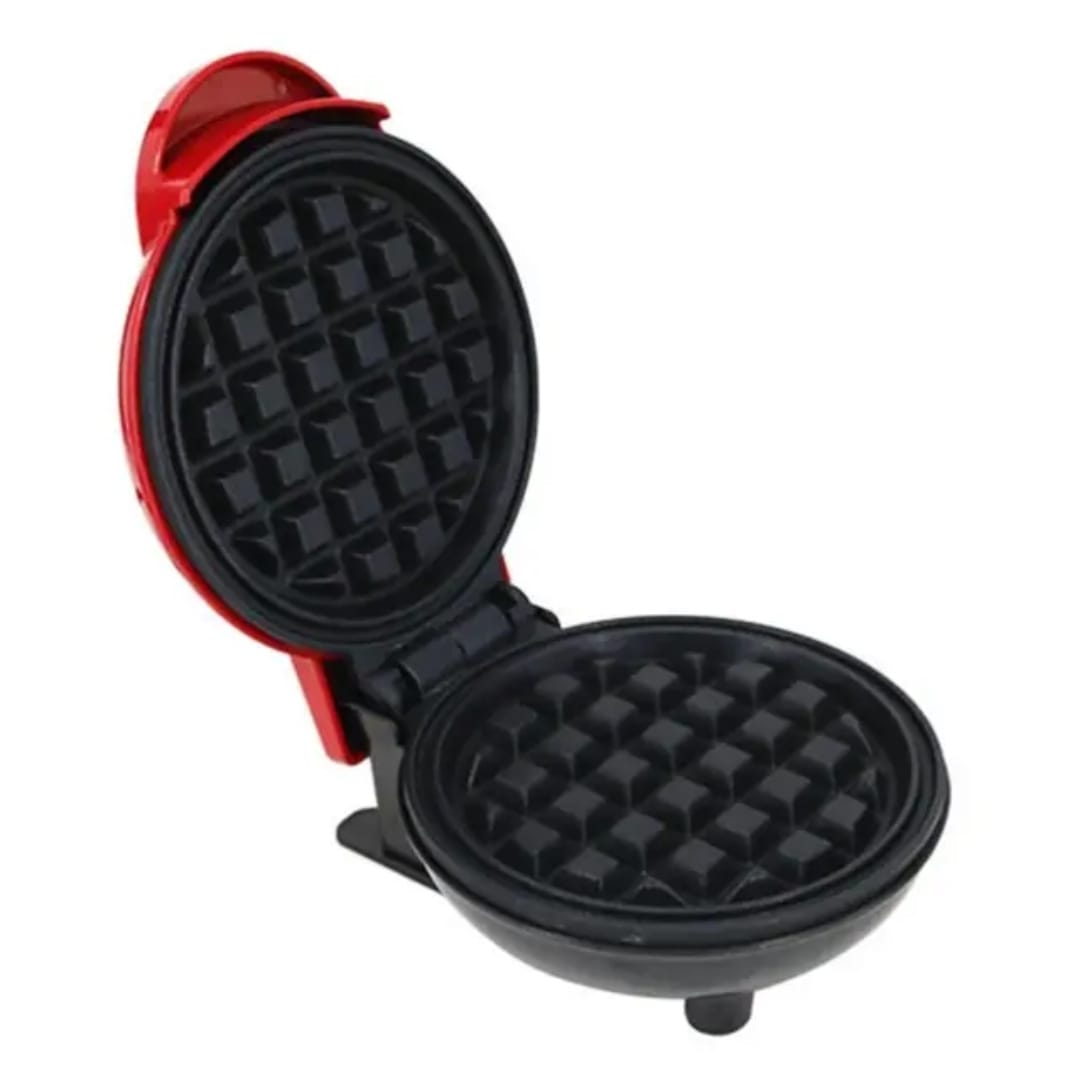 Non-Stick Electric Mini Waffle Maker | Compact 350W Breakfast Appliance for Home | Quick Cooking Machine for Waffles, Eggs & Snacks | Easy-Clean Waffle Iron with Nonstick Plates