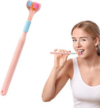 Three Sided Soft Bristle Toothbrush | 360 Degree Multi Angle Manual Toothbrush for Adults & Kids | Oral Hygiene Tooth Cleaning Brush for Gum Care