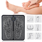 EMS Foot Massager Mat – Electric Foot Stimulation Pad with Multiple Modes | Rechargeable, Portable Foot Relaxation Mat for Home & Office Use