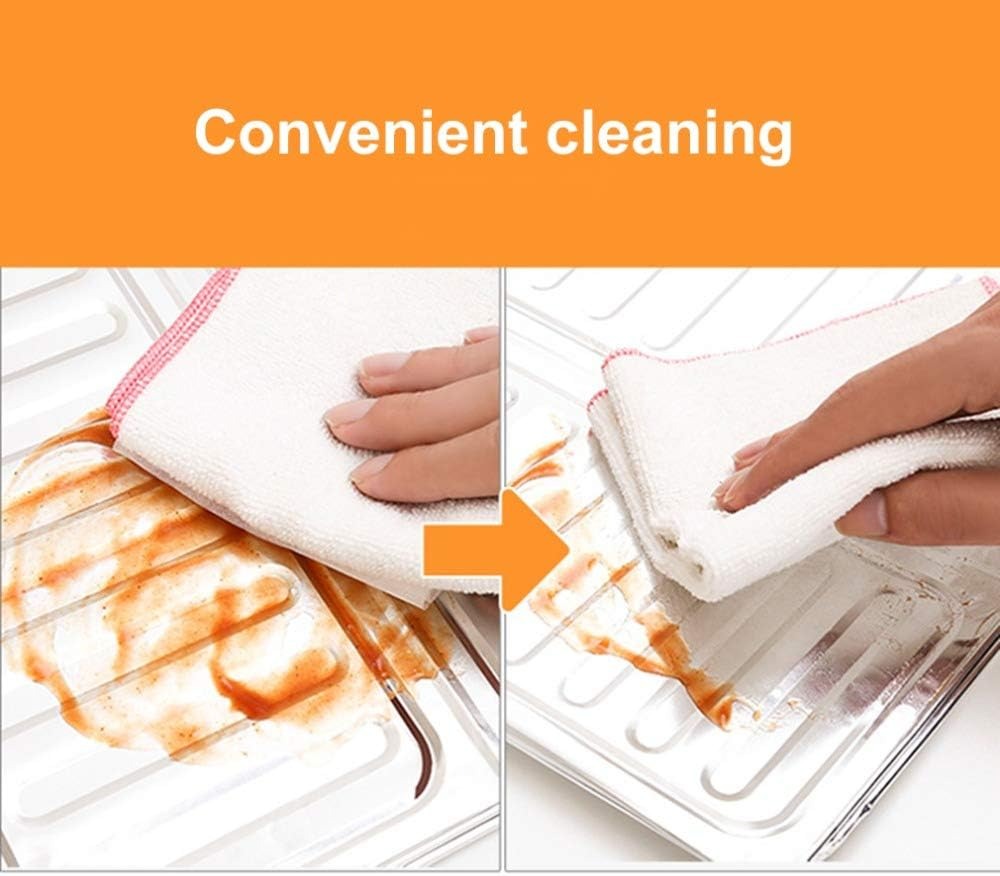 Foldable Aluminum Oil Splash Guard for Stove | Nonstick Cooking Splatter Shield | Oil-Proof Kitchen Wall Protector Board | Easy-to-Clean Gas Stove Splatter Cover for Frying and Cooking