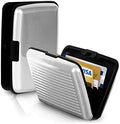 Aluminum Waterproof Card Holder Wallet | Slim Unisex Card Case for Men & Women | Pocket-Size Travel Credit Card Organizer with Anti-Dust Design